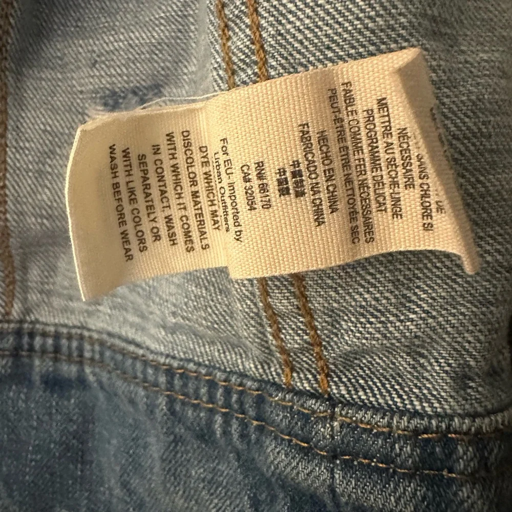 Denim Military Style Jacket - Picture 5 of 5